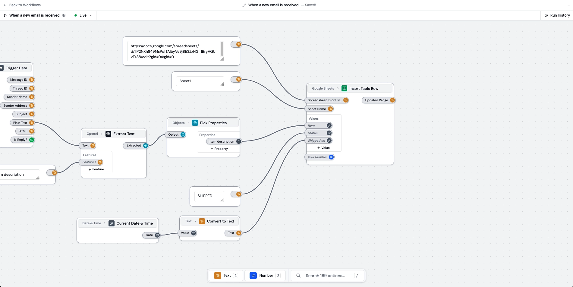 WorkflowDog automation builder